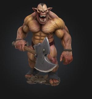 Mutant with axe