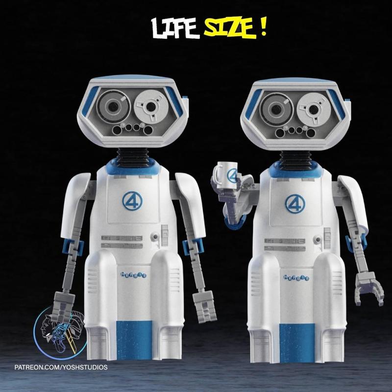 Life Size H.E.R.B.I.E 3D Printer STL File