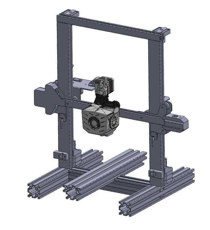 Anycubic Vyper Full 1:1 scale 3D Printer CAD Model