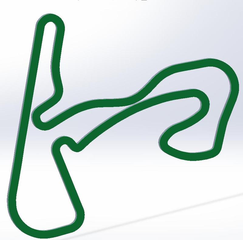 Formula 1 - Circuit Zandvoort LED Lamp