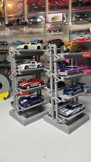Elevator diecast car display