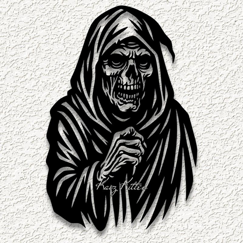 grim reaper wall art home decor