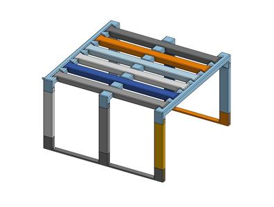 Easy print sturdy modular rack kit for mug storage
