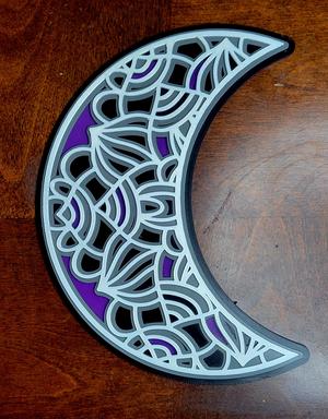 Cresecent Moon Layered Mandala