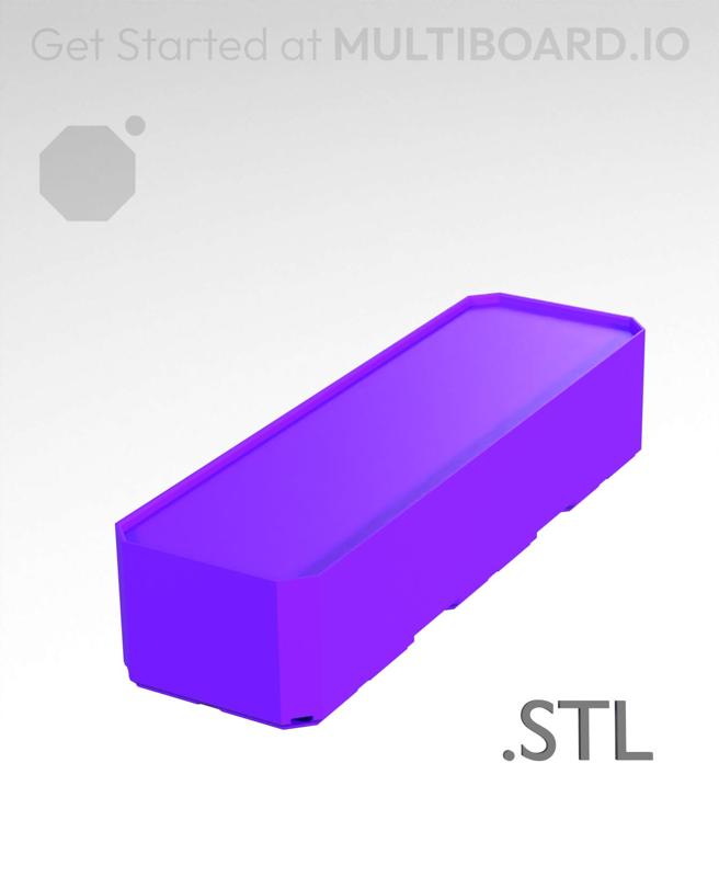1x3x0·75 - Multibin Insert - STL Remixing File