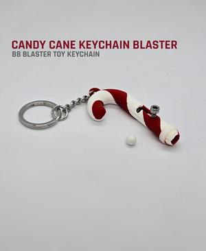 Candy Cane Keychain Blaster — Functional blaster toy