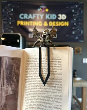 Dragon Emerging Bookmark