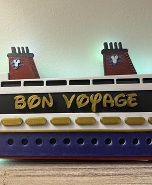 Disney Inspired "Bon Voyage" Cruise Ship Decor