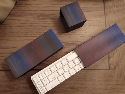 Protective travel sleeve for Royal Kludge F68 folding keyboard