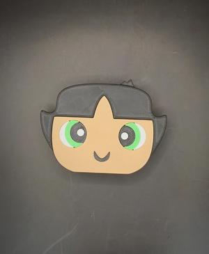 Blokkheadz Powerpuff Girls - Buttercup - Magnet, Ornament and Regular Collectible
