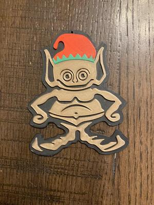 Gremlin Elf Ornament