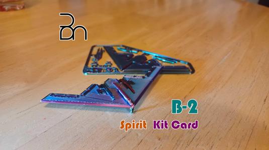 Northrop B-2 Spirit Bomber Aircraft Kit Card