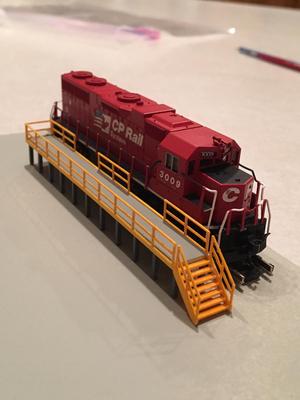 N Scale - Engine Service Platform - Railings and Stairs