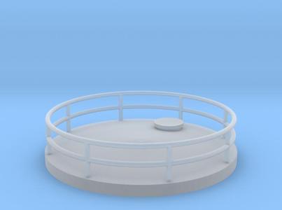 N Scale - Storage Tank Top-Flat - for 1" dia. PVC pipe