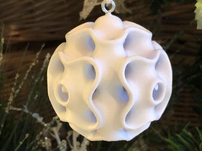 Ten Minimal Surface Ornaments and Spheres