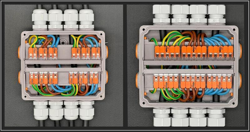 Multiconfiguration WAGO Junction box FREE