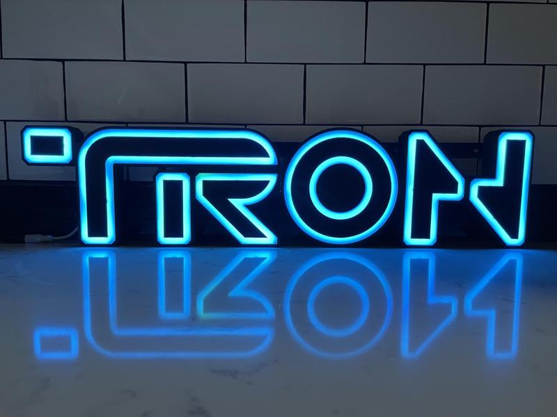 TRON Legacy Style LED Sign