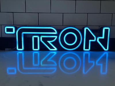 TRON Legacy Style LED Sign