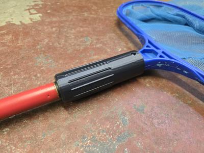 Pond skimmer Acme threaded handle adapter