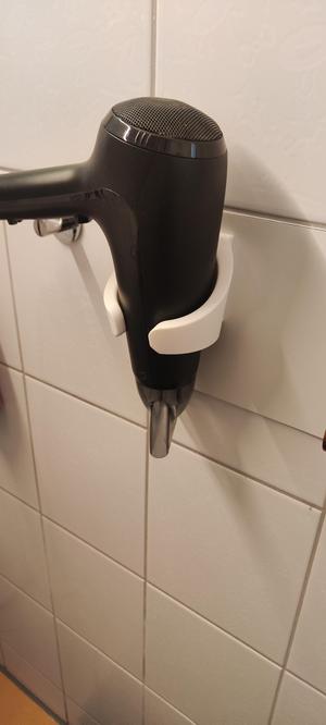 Hairdryer wall mount