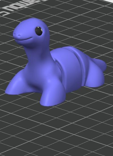 Flexi Brachiosaurus (No Supports)