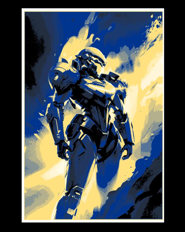 Fan Art of Samus Aran from Metroid - Wall Art