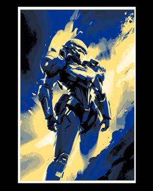 Fan Art of Samus Aran from Metroid - Wall Art