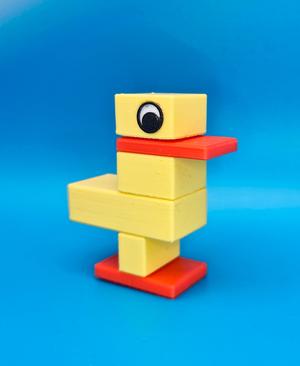 Blocky Duck - Multi-part Model