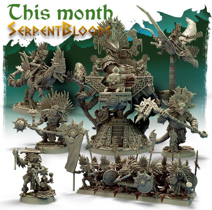 Titan Forge Miniatures - 2023 - January - Serpentbloods