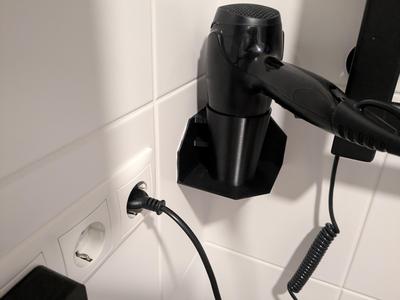Hairdryer holder