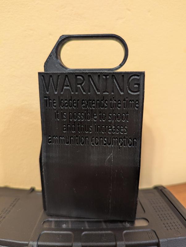 AR-15 5.56/.223 Speed Loader with WARNING