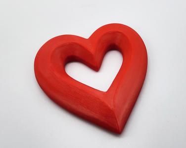 Beveled Heart - No Supports