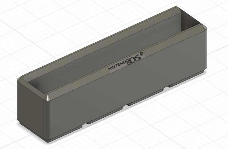 Gridfinity Nintendo DSi XL Stand