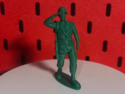 WW2 Toy Soldier Allies Salute