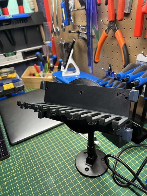 Audio Cable Holder Rack & Organiser With Optional USB Holder