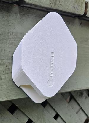 Digital thermometer exterior module rainproof casing