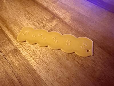 Inside Radius Gauge Tool 10-20mm