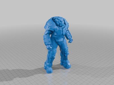 X01 power armor and power armor stand 
