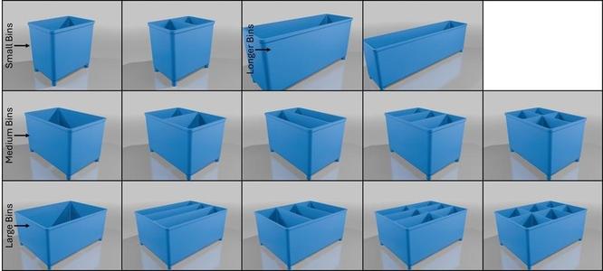 Harbor Freight Storage Case Organizer Bins