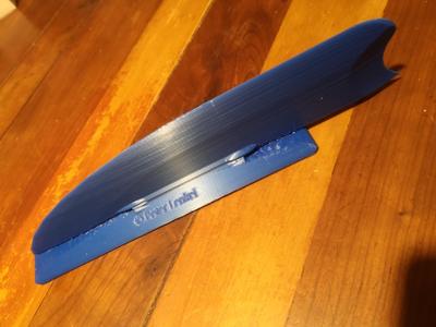 Gumotex tracking fin