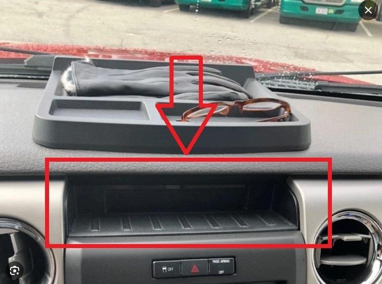 12th Gen F-150 Center Dash Tray Template