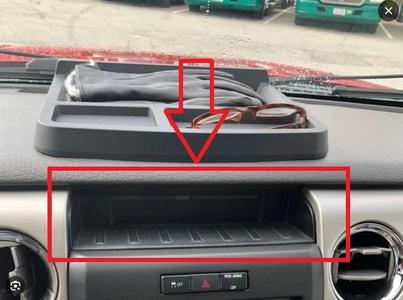 12th Gen F-150 Center Dash Tray Template