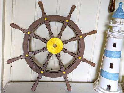 Maritime Wheel Wall Decoration