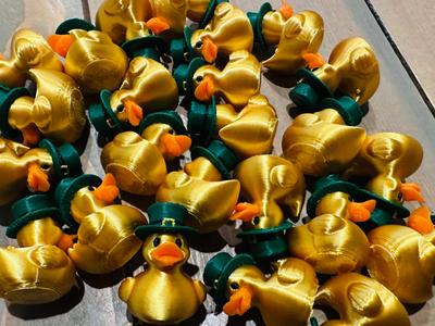 Tiny Rubber Duck Saint Patrick's Day edition