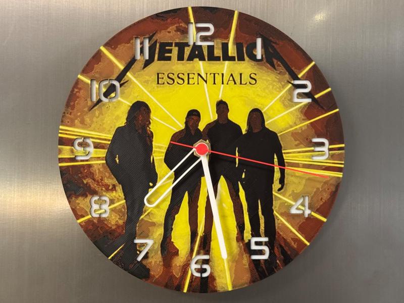 wall / desk clock Metallica