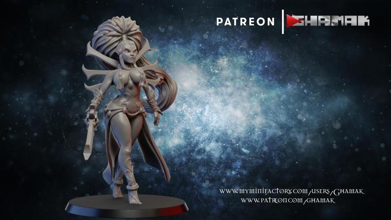 Space Elf pin-up support ready