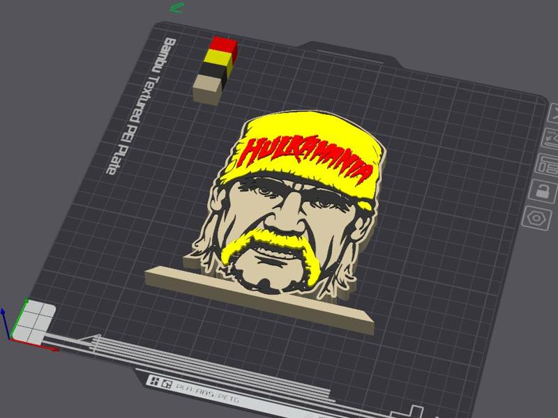 Hulk Hogan Table Stand