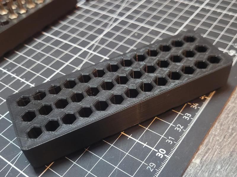 Gridfinity Hex Bit Holder 