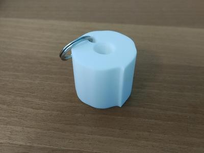 Toilet Paper Keychain