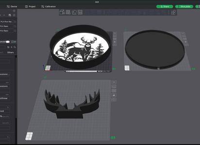 Deer LED Lamp